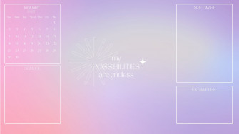 Custom Desktop Organizer Wallpaper Templates
