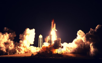 Rocket Launch Space Spaceship Night Nasa HD Wallpaper