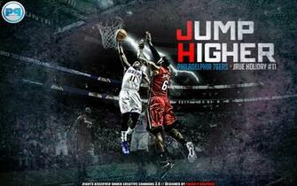 Jrue Holiday Dunk Over James Wallpaper Basketball
