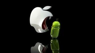 Apple Eat Robot Android Wallpaper HD WallscreenHD