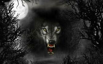 3d Wallpaper Black Wolf