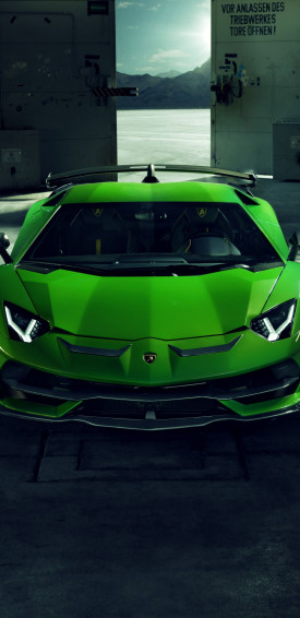 Sports Car Lamborghini Aventador Svj