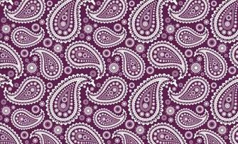 Background Patterns Purple Paisley Indian