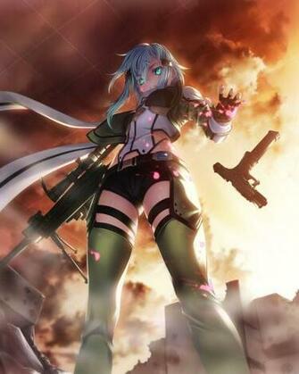Sword Art Online Sinon Wallpaper Tsundora