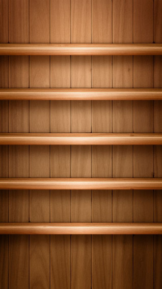 Light Brown Wood Shelves Wallpaper HD 4k For Mobile Android iPhone