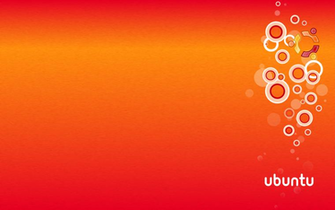 Red And Orange Ubuntu Wallpaper