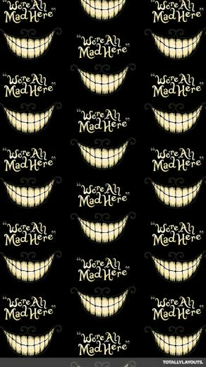 Cat Alice In Wonderland iPhone Wallpaper Tv Movie