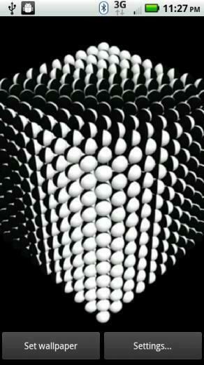 Ball Cube 3d Live Wallpaper Android Apps On Google Play