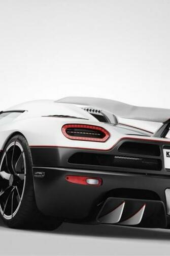 Koenigsegg Agera R Rear Angle iPhone Wallpaper