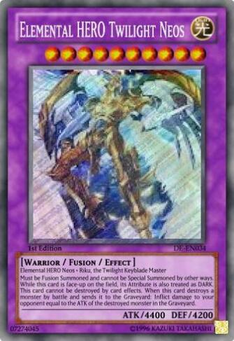 Elemental Hero Twilight Neos By Lightkeyblademaster
