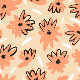Pastel Orange Aesthetic Wallpaper