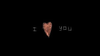 Love You Heart Art HD Wallpaper Of