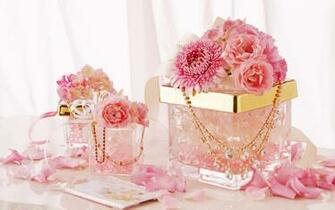 Pink Floral Wallpaper Grasscloth