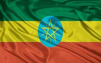 Ethiopia Flag Wallpaper Stock Photos