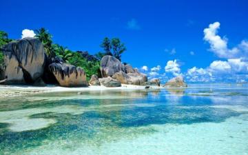 Tropics Sea Tropical Ocean Beach Wallpaper