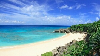 Wallpaper Okinawa Beach X Widescreen Desktop
