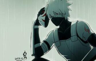 Wallpaper Art Guy Hatake Kakashi Naruto Fanart The Anbu