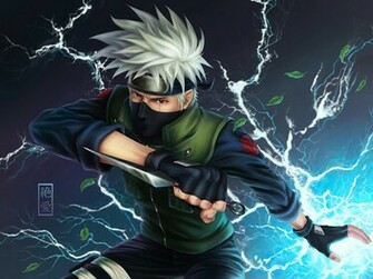 Kakashi Hatake Sharigan Eyes Chidori Raikiri Anime HD Wallpaper
