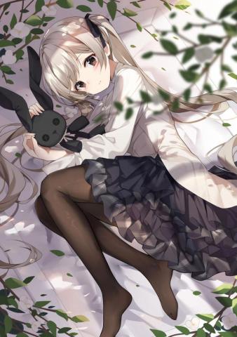 Yosuga No Sora Kasugano Kikistark Anime Girls Silver Hair