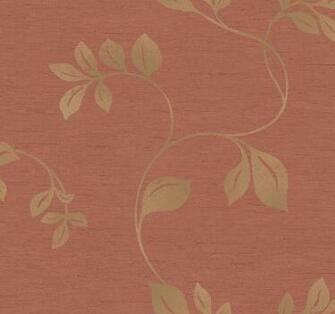 Orange Yellow Book Burlap Metallic Leaves Wallpaper At Menards
