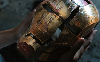 Tony Stark Iron Man Movie Scene Wallpaper