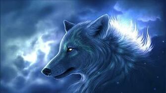 Abstract Wolf Wallpaper