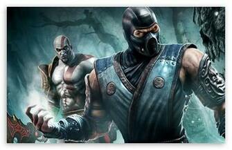 Sub Zero And Kratos HD Wallpaper For Standard Fullscreen Uxga