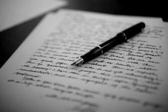 Book And Pen Wallpaper HD