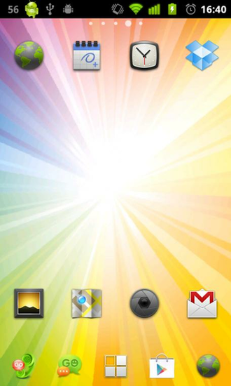 Rainbow Live Wallpaper App Android Ware