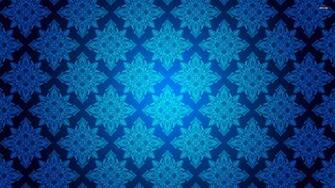 Blue Vintage Pattern Wallpaper Vector