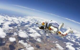 Red Bull Felix Baumgartner Skydiving Wallpaper HD Desktop And