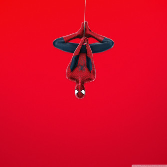 Spider Man Red Background Ultra HD Desktop Wallpaper