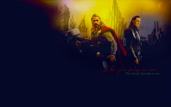 Thor And Loki Wallpaper By Leslys