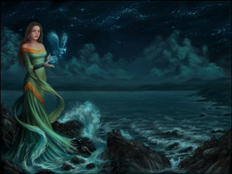 Sirenia Gothic Metal Heavy Fantasy Ocean Sea Mood Women Girl Girls