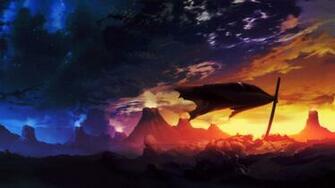 Anime Scenery Wallpaper HD Desktop High Definition