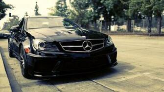 Black Mercedes Benz HD Wallpaper Cars