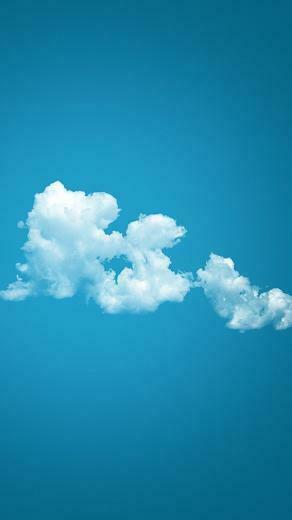 Minimal Clouds iPhone Wallpaper In