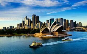 HD Sydney Wallpaper The Roar Of Opera House In Harbor