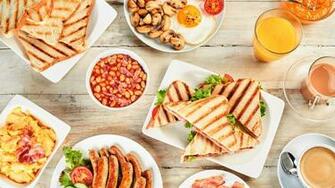 Wallpaper Breakfast Sausage Sandwich Bacon Food UHD