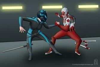 Captain Canuck Vs Blue Fox By Montgomerydigital