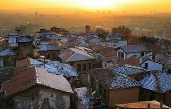 Wallpaper The City Sunset Ankara Image For Desktop Section