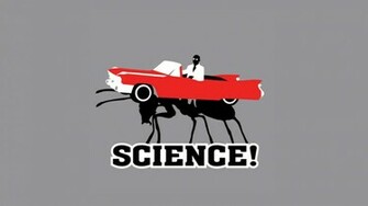 Funny Science Illustration HD Wallpaper Background