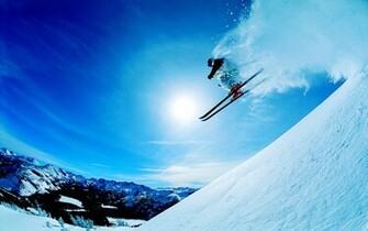 Skiing Winter Sports HD Wallpaper Desktop