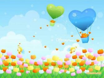 Variasi Pena Korean Spring Background Wallpaper