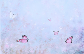 The Butterfly Garden Oil Painting On S Details Are In