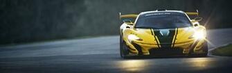 Mclaren P1 Gtr Race Tracks Car Dual Monitors Multiple Display