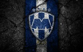 Wallpaper 4k Monterrey Fc Logo Liga Mx Football