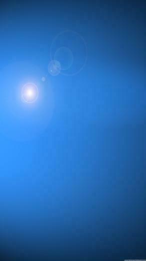 Blue Sky And Halos Wallpaper iPhone