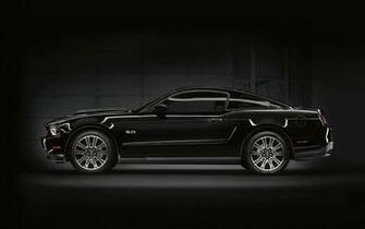 Ford Mustang Gt Black Wallpaper