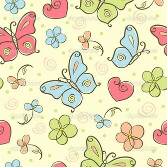 Cute Butterfly Background